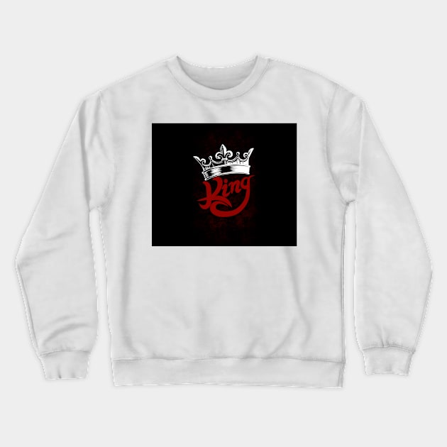 KING Crewneck Sweatshirt by daghlashassan